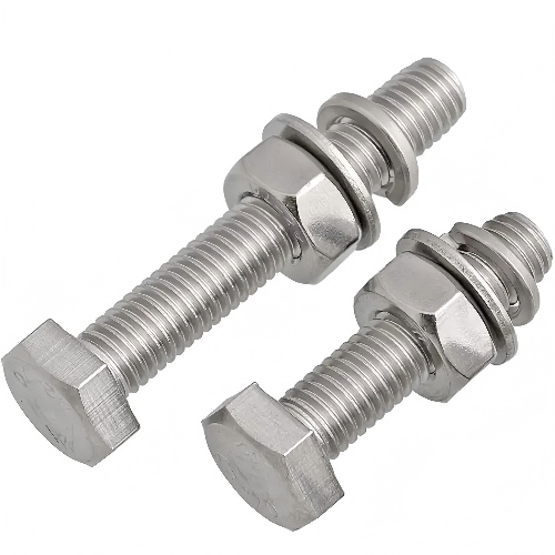 Suministro y venta global de pernos hexagonales, tuercas hexagonales, pernos con brida, tuercas con brida, tornillos de cabeza cilíndrica con hexágono interior, tornillos de máquina de cabeza redonda, tornillos de máquina de cabeza avellanada, tornillos prisioneros, arandelas planas, arandelas elásticas, arandelas de seguridad y sujetadores combinados.